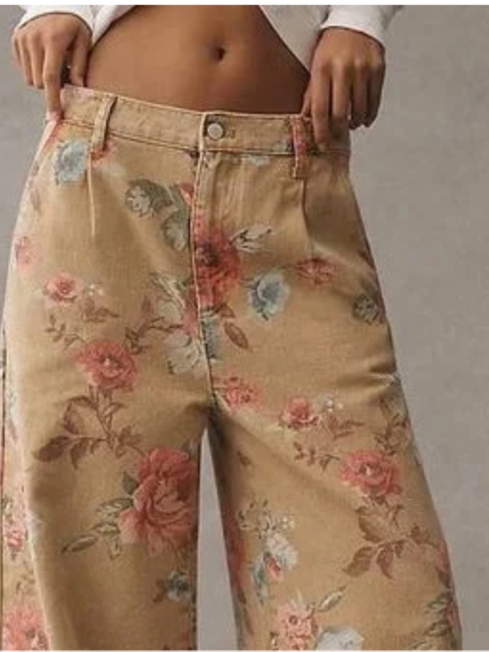 Pilcro by Anthropologie The Leon Hi-rise wide cuff jean, 31, GP1619 - Picture 4 of 5